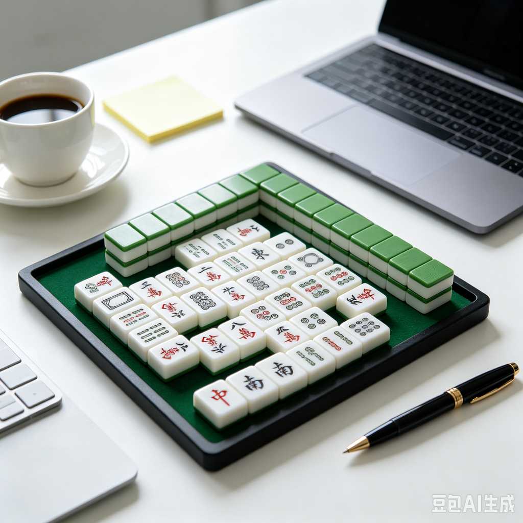 desktop decoration mahjong set