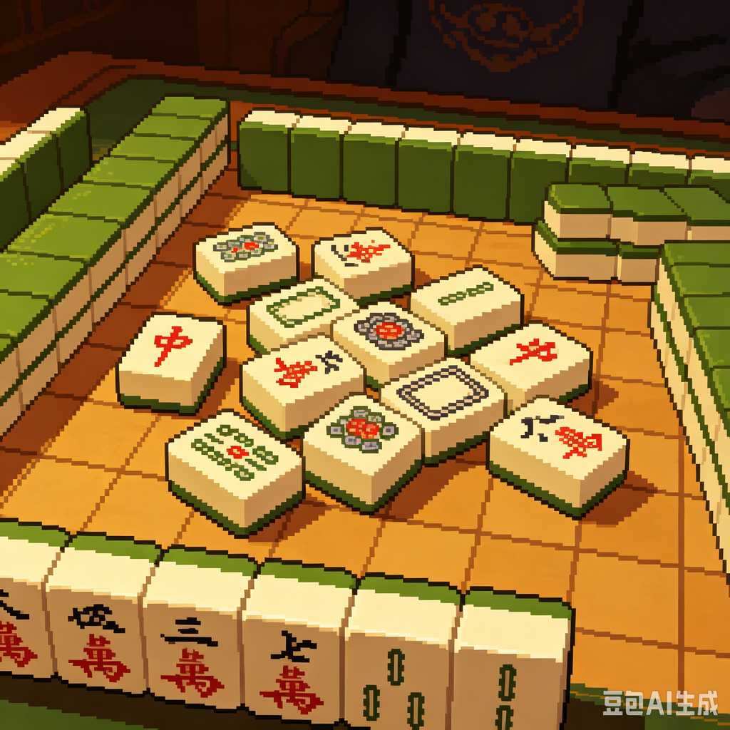 two tone mahjong set design